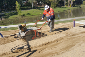 sandpit cleaning